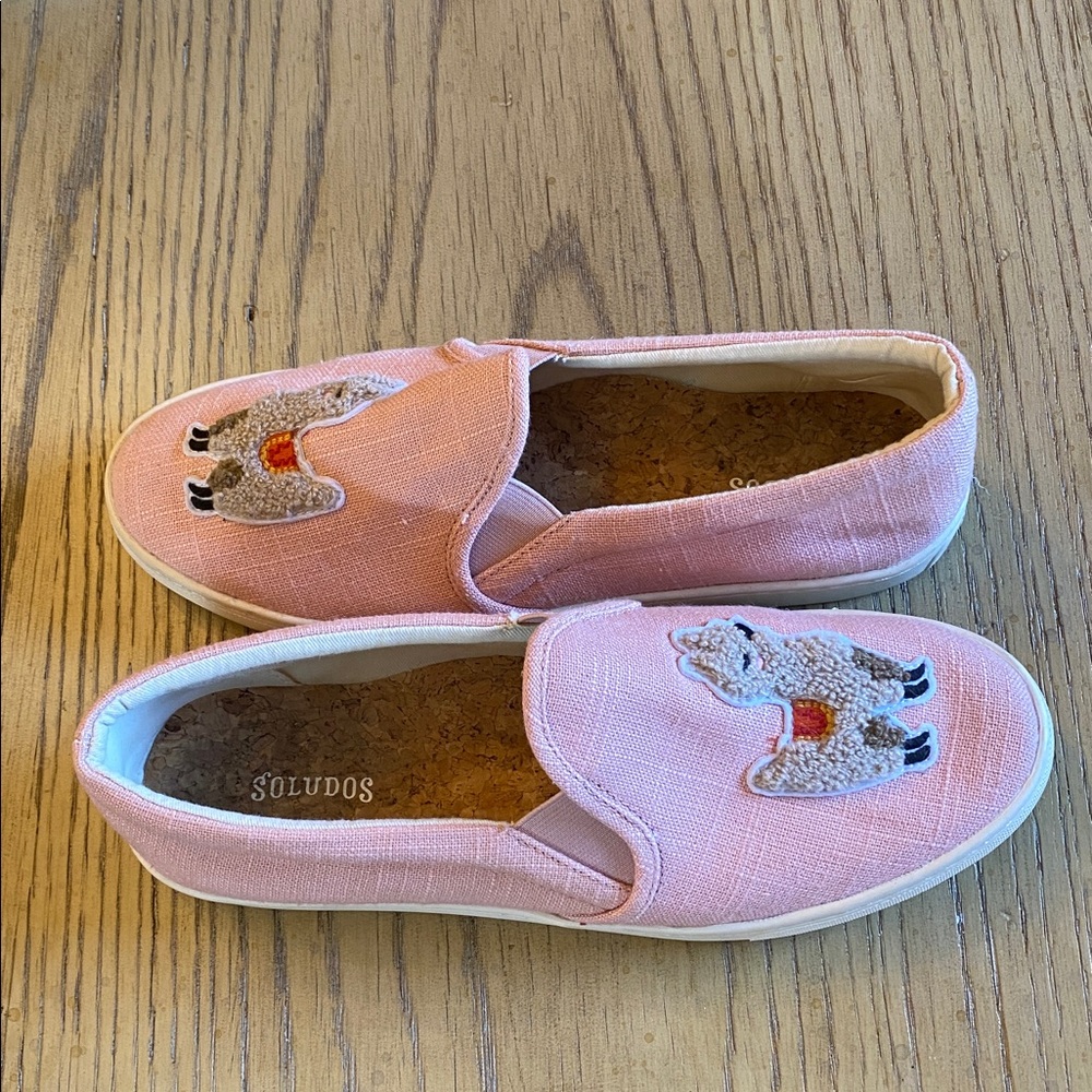 Soludos Llama Alpaca Slip On Sneaker in Dusty Rose - Picture 11 of 11